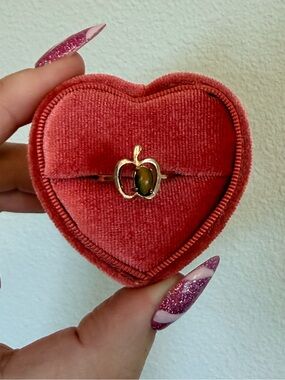 Vintage Tigers Eye Apple Ring